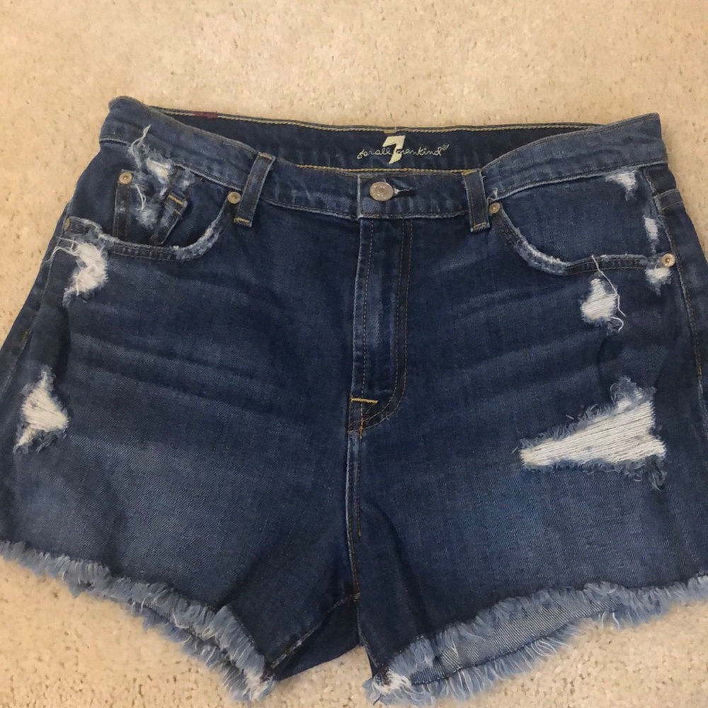 7 for all mankind shorts